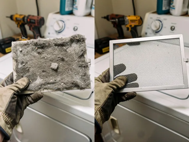 Professional lint trap cleaning by Mint Hill Dryer Vent Cleaning in Mint Hill