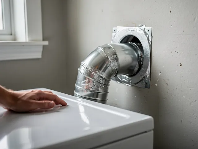Mint Hill Dryer Vent Cleaning expert performing professional dryer vent repair and installation in Mint Hill