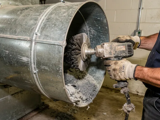 Industrial-grade dryer vent cleaning by Mint Hill Dryer Vent Cleaning in Mint Hill